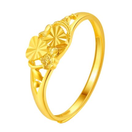 Gold Plated Finger Ring For Girls