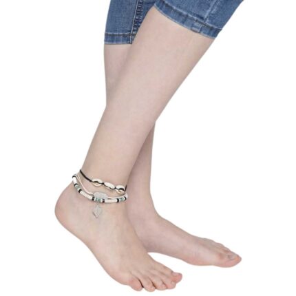 Silver-Plated Handcrafted Anklets