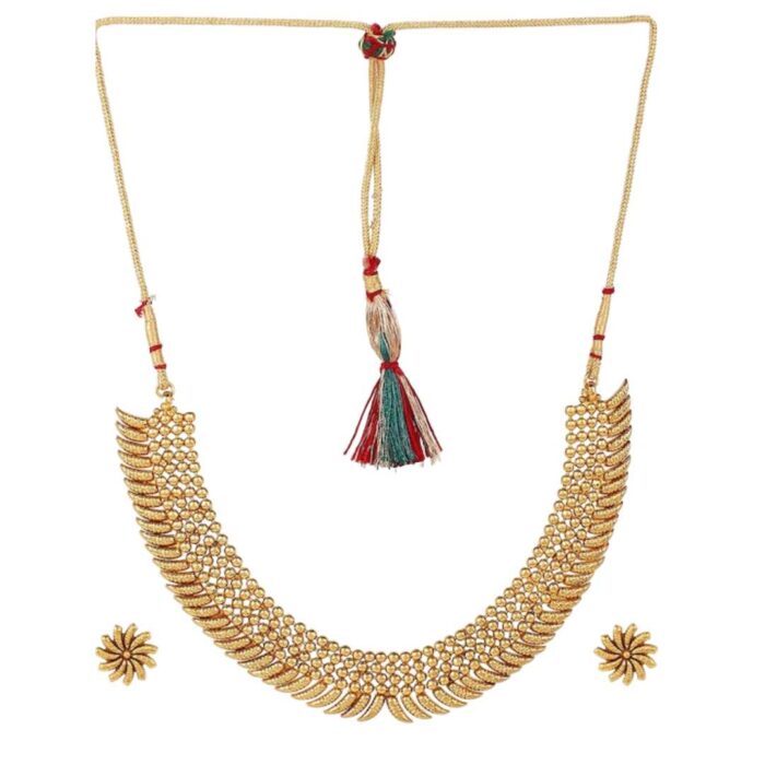 Gold-Plated Antique Jewellery Set