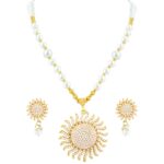 Gold-Plated Beaded Jewellery Set