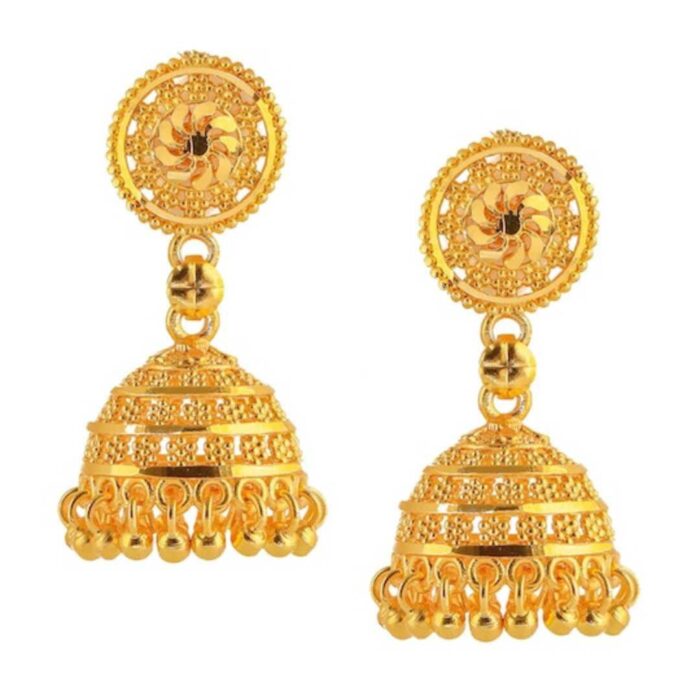 Gold-Plated Mangalsutra With Earrings