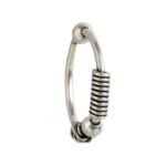 Women 925 Sterling Silver Plated Oxidised Nose Ring