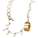 Women Gold Bracelet with Ring