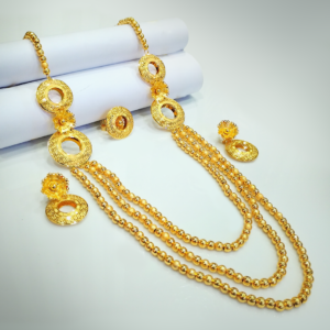 Royal Triple Layered Bridal Necklace Set